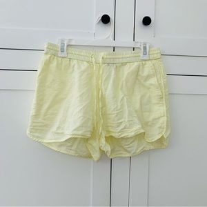 Banana Republic Linen Yellow Shorts Size Small